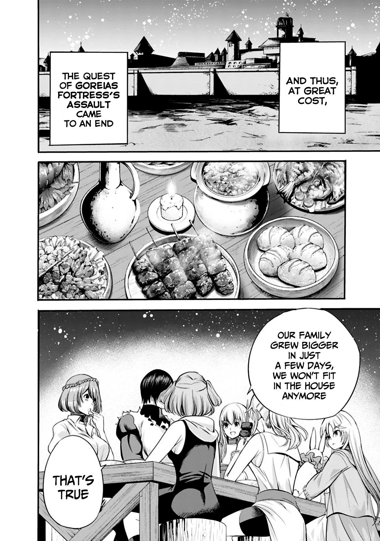 Uragirareta S Rank Boukensha no Ore wa, Aisuru Dorei no Kanojora to Tomoni Dorei dake no Harem Guild o Tsukuru Chapter 28 page 13 - Chapter 28: Harem Kingdom