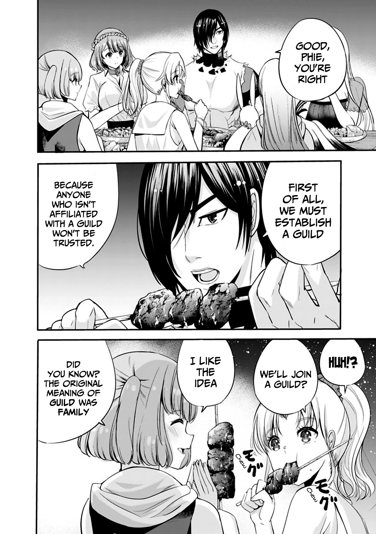 Uragirareta S Rank Boukensha no Ore wa, Aisuru Dorei no Kanojora to Tomoni Dorei dake no Harem Guild o Tsukuru Chapter 28 page 15 - Chapter 28: Harem Kingdom