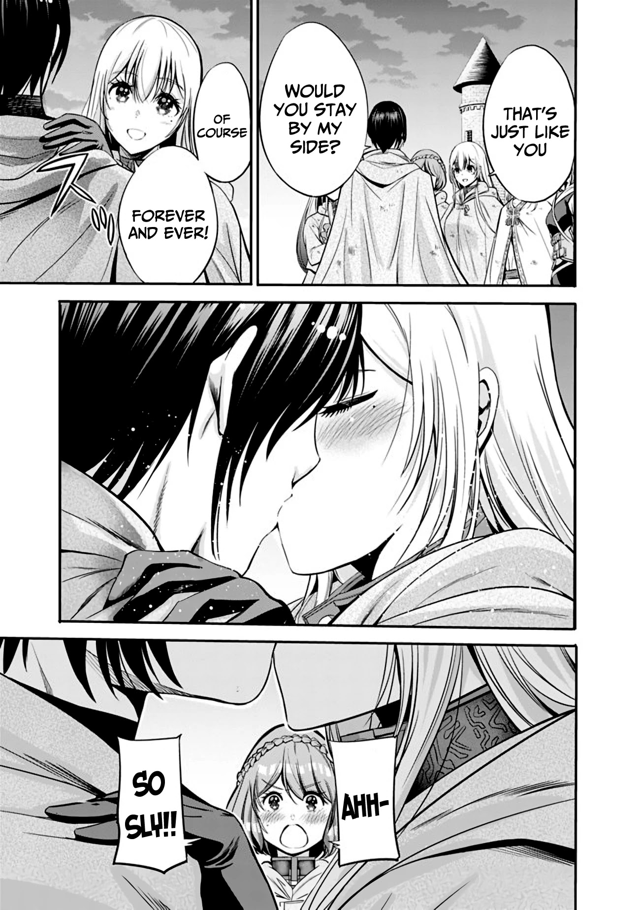Uragirareta S Rank Boukensha no Ore wa, Aisuru Dorei no Kanojora to Tomoni Dorei dake no Harem Guild o Tsukuru Chapter 28 page 8 - Chapter 28: Harem Kingdom