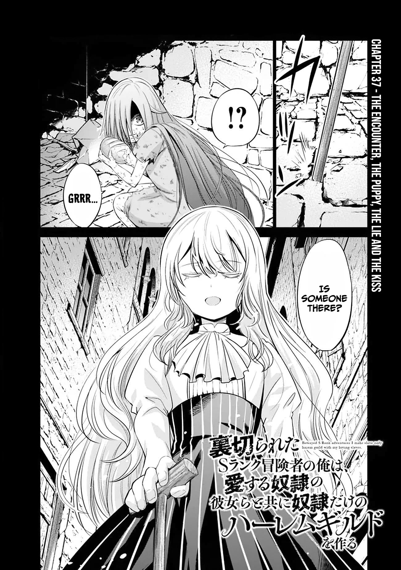 Uragirareta S Rank Boukensha no Ore wa, Aisuru Dorei no Kanojora to Tomoni Dorei dake no Harem Guild o Tsukuru Chapter 37 page 4 - Chapter 37: The encounter, the puppy, the lie and kiss