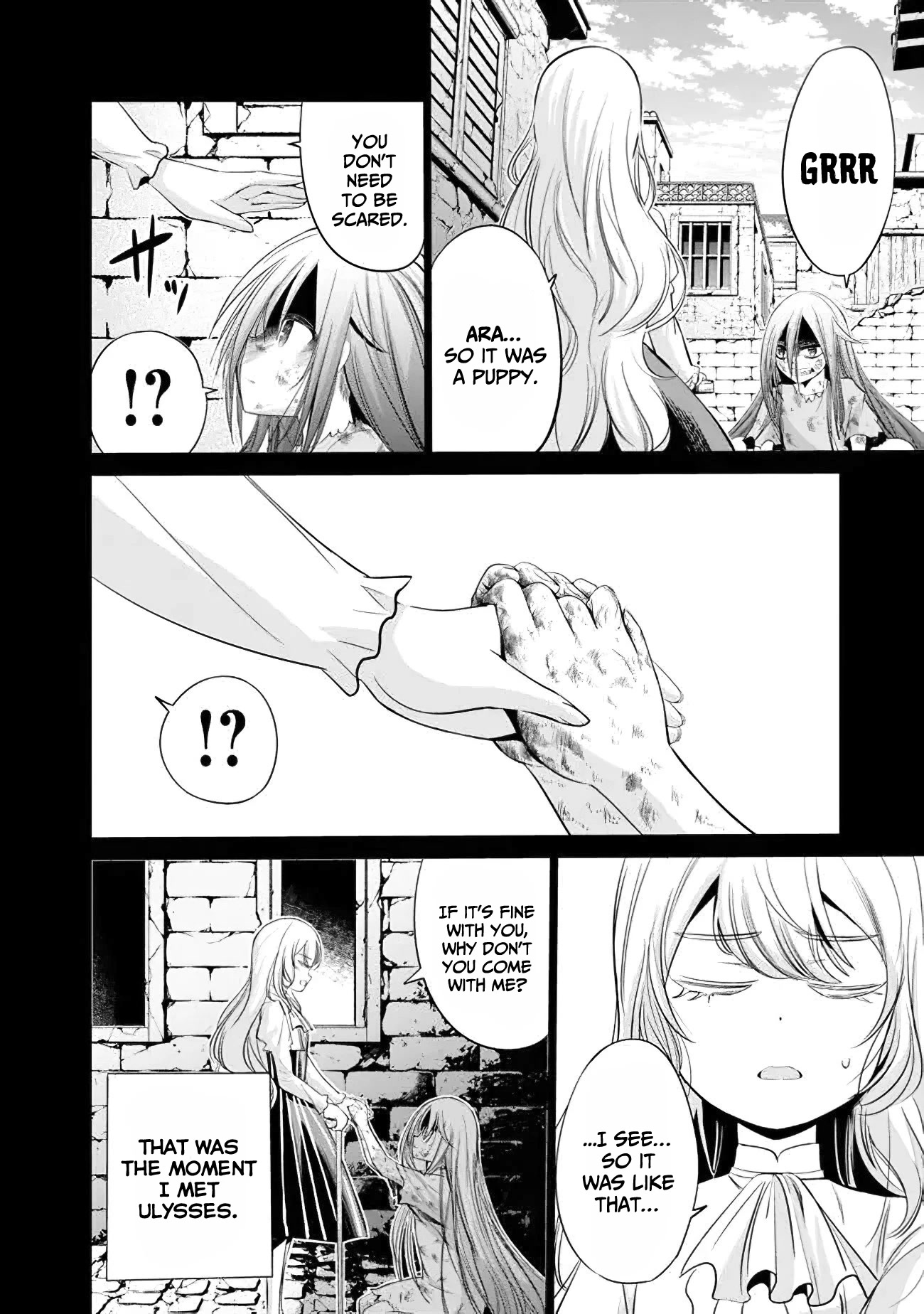 Uragirareta S Rank Boukensha no Ore wa, Aisuru Dorei no Kanojora to Tomoni Dorei dake no Harem Guild o Tsukuru Chapter 37 page 5 - Chapter 37: The encounter, the puppy, the lie and kiss