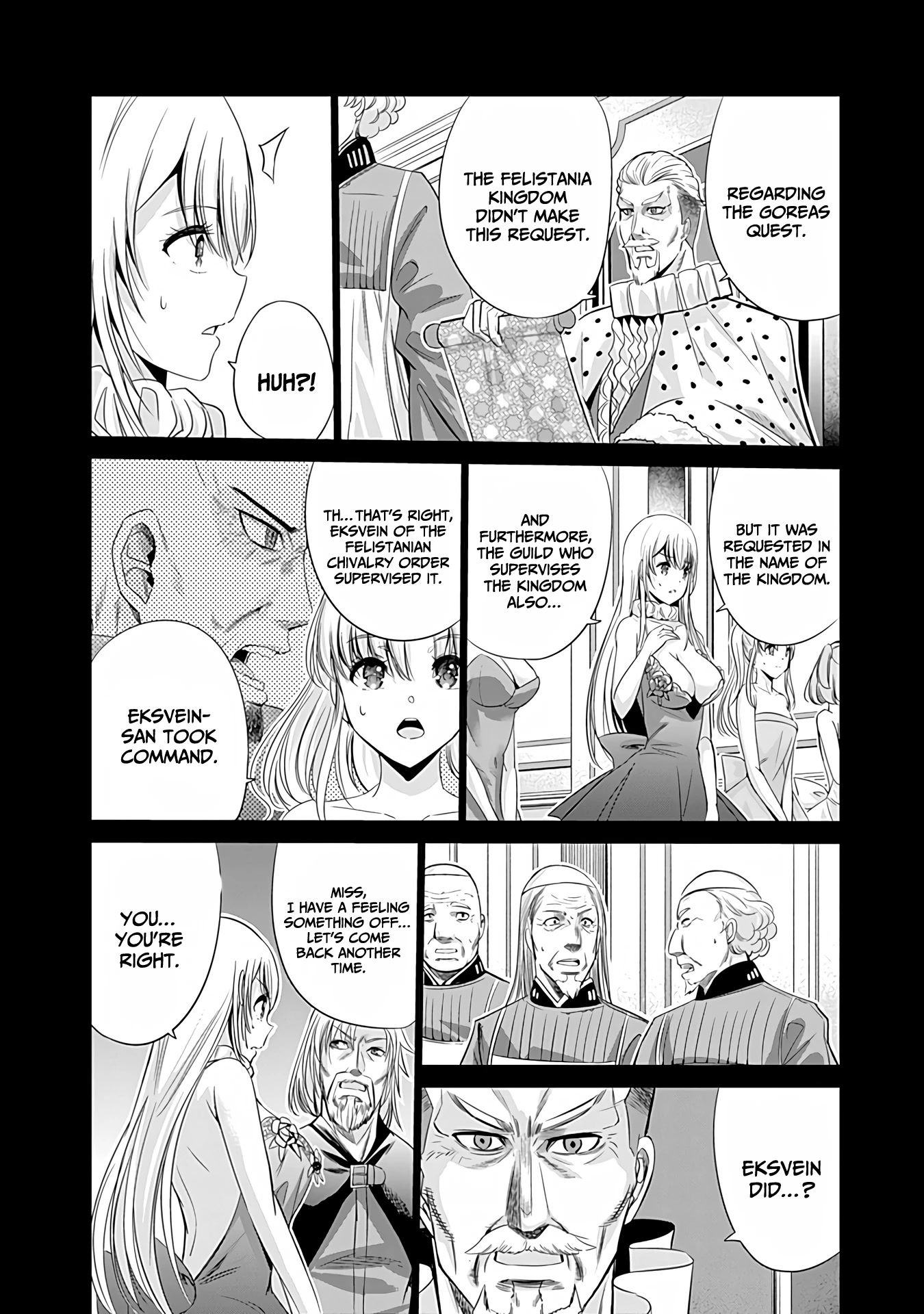 Uragirareta S Rank Boukensha no Ore wa, Aisuru Dorei no Kanojora to Tomoni Dorei dake no Harem Guild o Tsukuru Chapter 42 page 11 - Chapter 42: The king and the butt