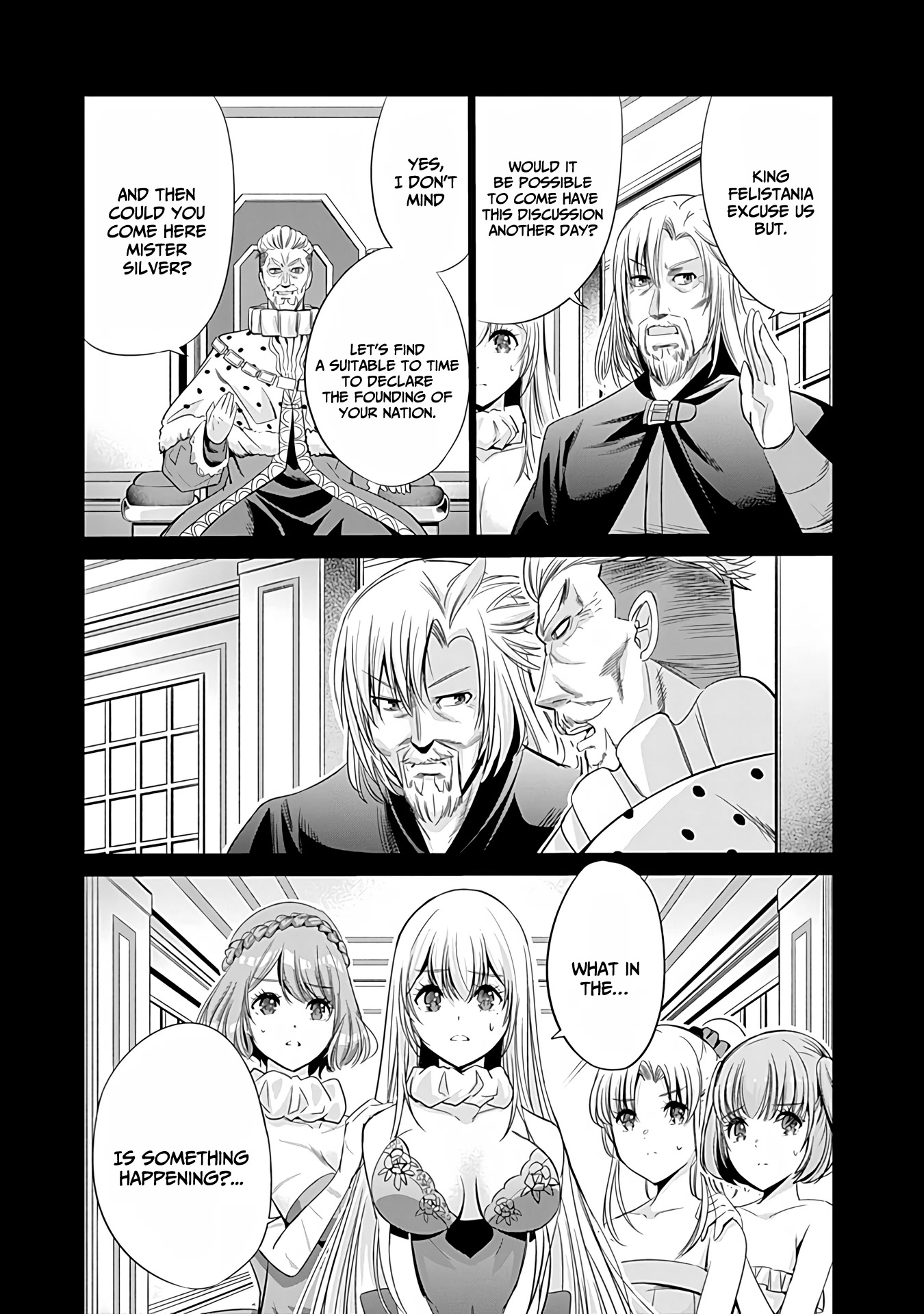 Uragirareta S Rank Boukensha no Ore wa, Aisuru Dorei no Kanojora to Tomoni Dorei dake no Harem Guild o Tsukuru Chapter 42 page 12 - Chapter 42: The king and the butt