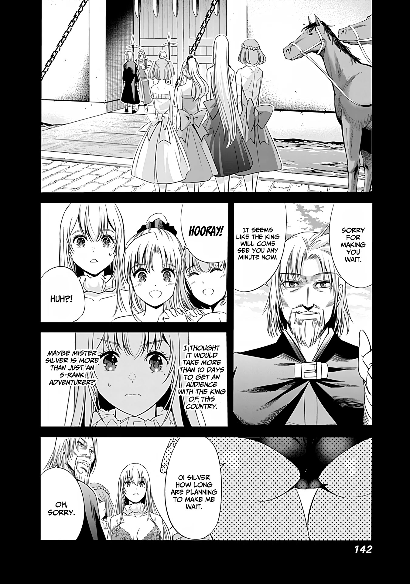 Uragirareta S Rank Boukensha no Ore wa, Aisuru Dorei no Kanojora to Tomoni Dorei dake no Harem Guild o Tsukuru Chapter 42 page 5 - Chapter 42: The king and the butt