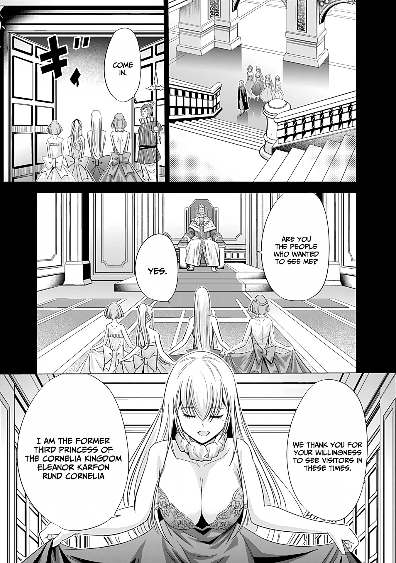 Uragirareta S Rank Boukensha no Ore wa, Aisuru Dorei no Kanojora to Tomoni Dorei dake no Harem Guild o Tsukuru Chapter 42 page 8 - Chapter 42: The king and the butt