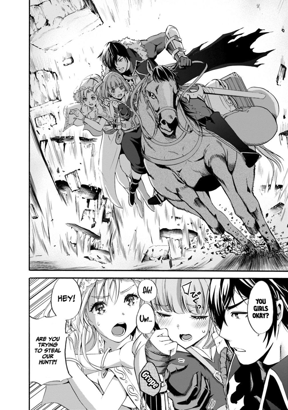 Uragirareta S Rank Boukensha no Ore wa, Aisuru Dorei no Kanojora to Tomoni Dorei dake no Harem Guild o Tsukuru Chapter 6 page 14 - Chapter 6: On Horseback