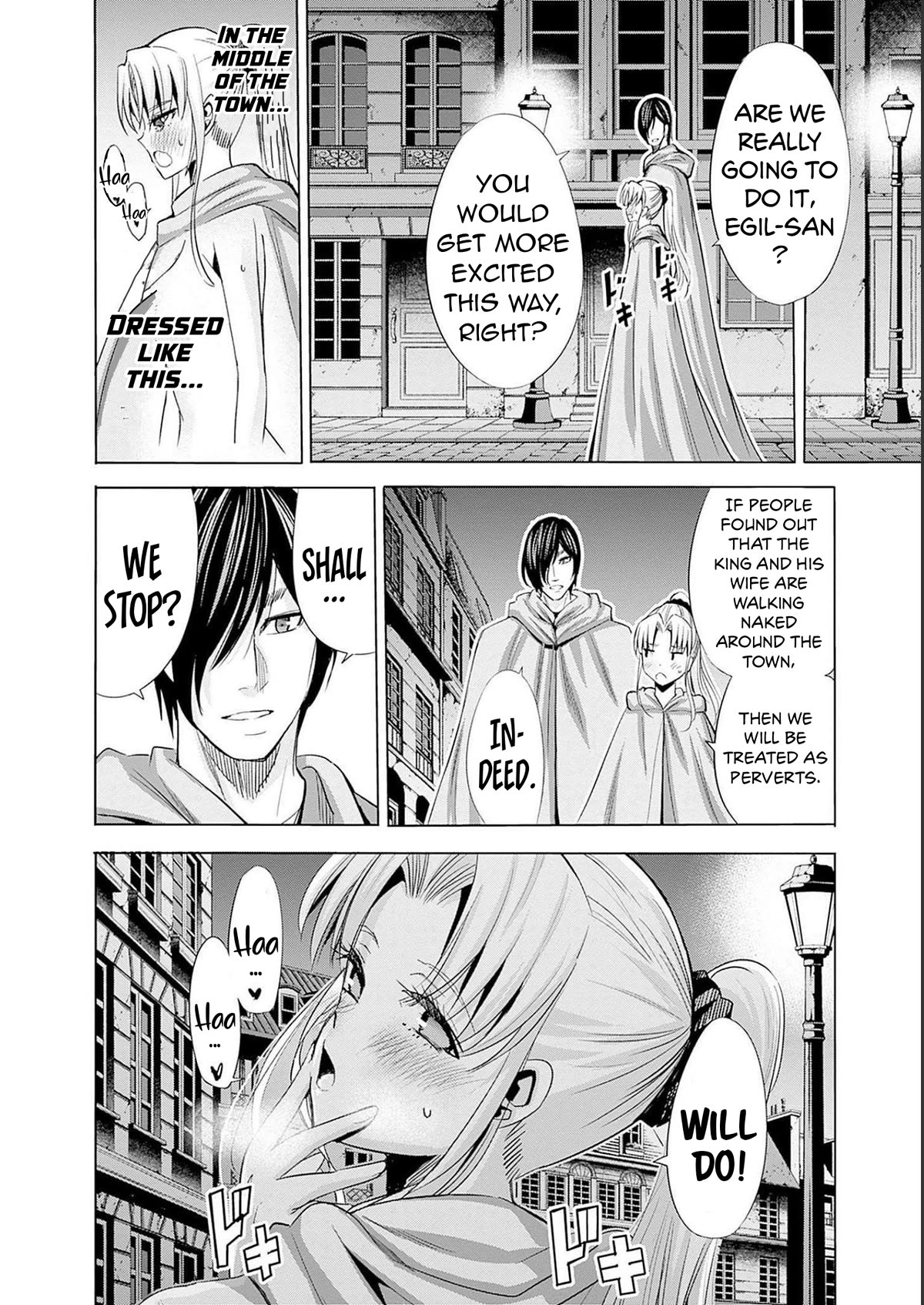 Uragirareta S Rank Boukensha no Ore wa, Aisuru Dorei no Kanojora to Tomoni Dorei dake no Harem Guild o Tsukuru Chapter 62 page 13 - Chapter 62: The Naked King and The Exhibitionist Wife