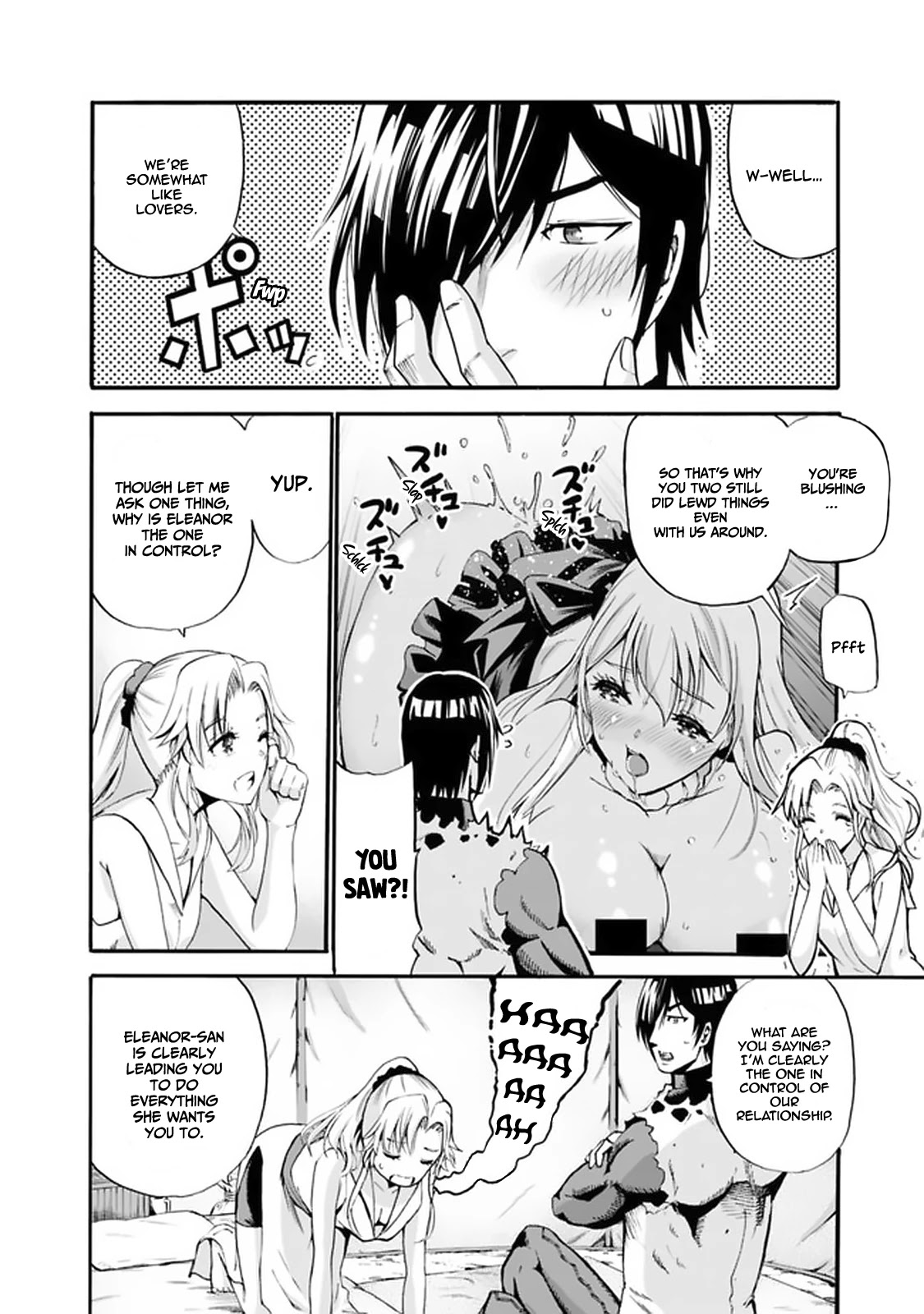 Uragirareta S Rank Boukensha no Ore wa, Aisuru Dorei no Kanojora to Tomoni Dorei dake no Harem Guild o Tsukuru Chapter 9 page 12 - Chapter 9: Overflowing Inside