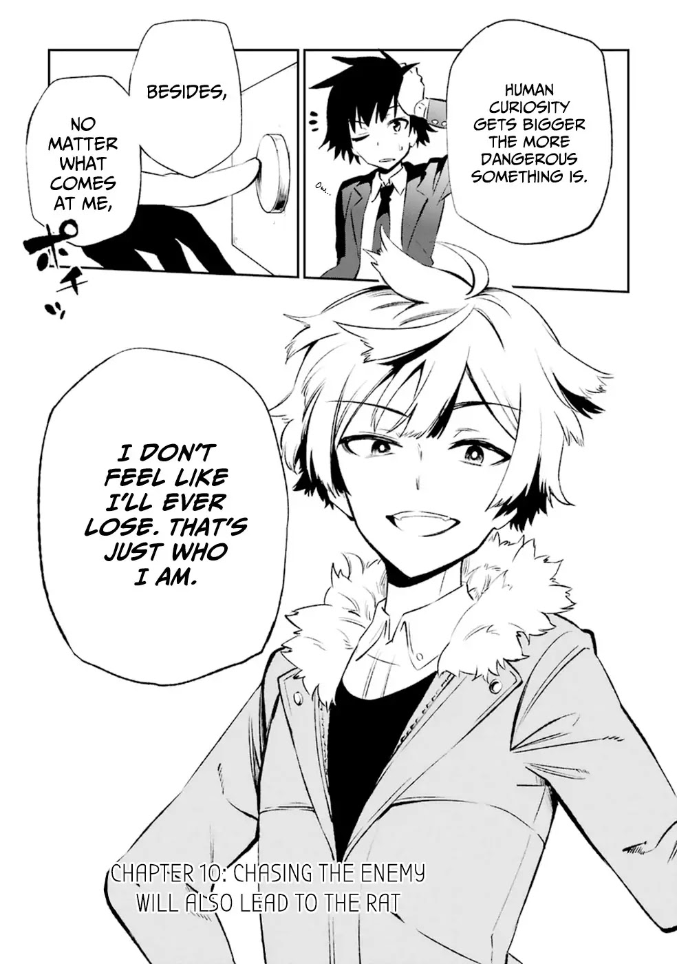 Urami Koi, Koi, Urami Koi. Chapter 10 page 8 - Chapter 10: Chasing the Enemy Will Also Lead to the Rat