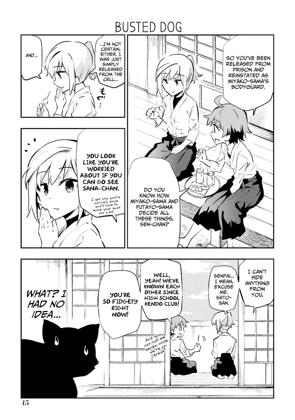 Urami Koi, Koi, Urami Koi. Chapter 20 page 11 - Chapter 20: The Rat, the Dog, the Boar, the Cat, and Sato-san
