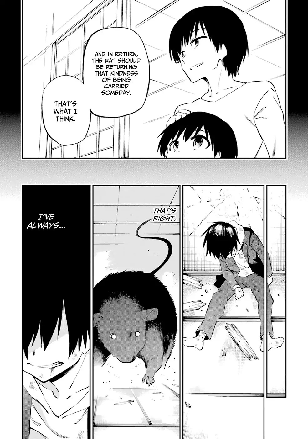 Urami Koi, Koi, Urami Koi. Chapter 34 page 26 - Chapter 34: The Cowering Rat Bites the Raw Once Again