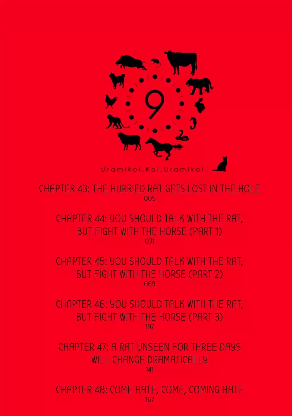 Urami Koi, Koi, Urami Koi. Chapter 43 page 4 - Chapter 43: The Hurried Rat Gets Lost in the Hole