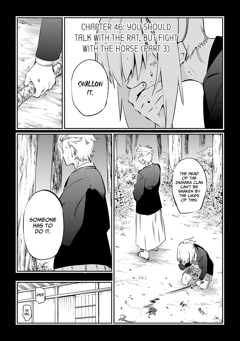 Urami Koi, Koi, Urami Koi. Chapter 46 page 1 - Chapter 46: You Should Talk with the Rat, but Fight with the Horse (Part 3)