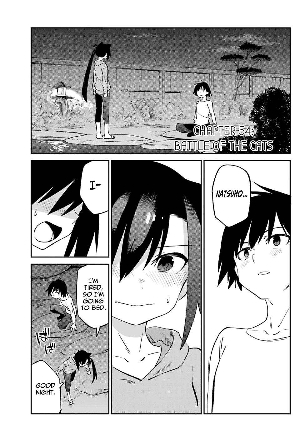 Urami Koi, Koi, Urami Koi. Chapter 54 page 1 - Chapter 54: Battle of the Cats