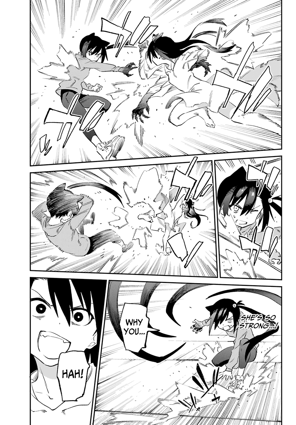 Urami Koi, Koi, Urami Koi. Chapter 54 page 27 - Chapter 54: Battle of the Cats