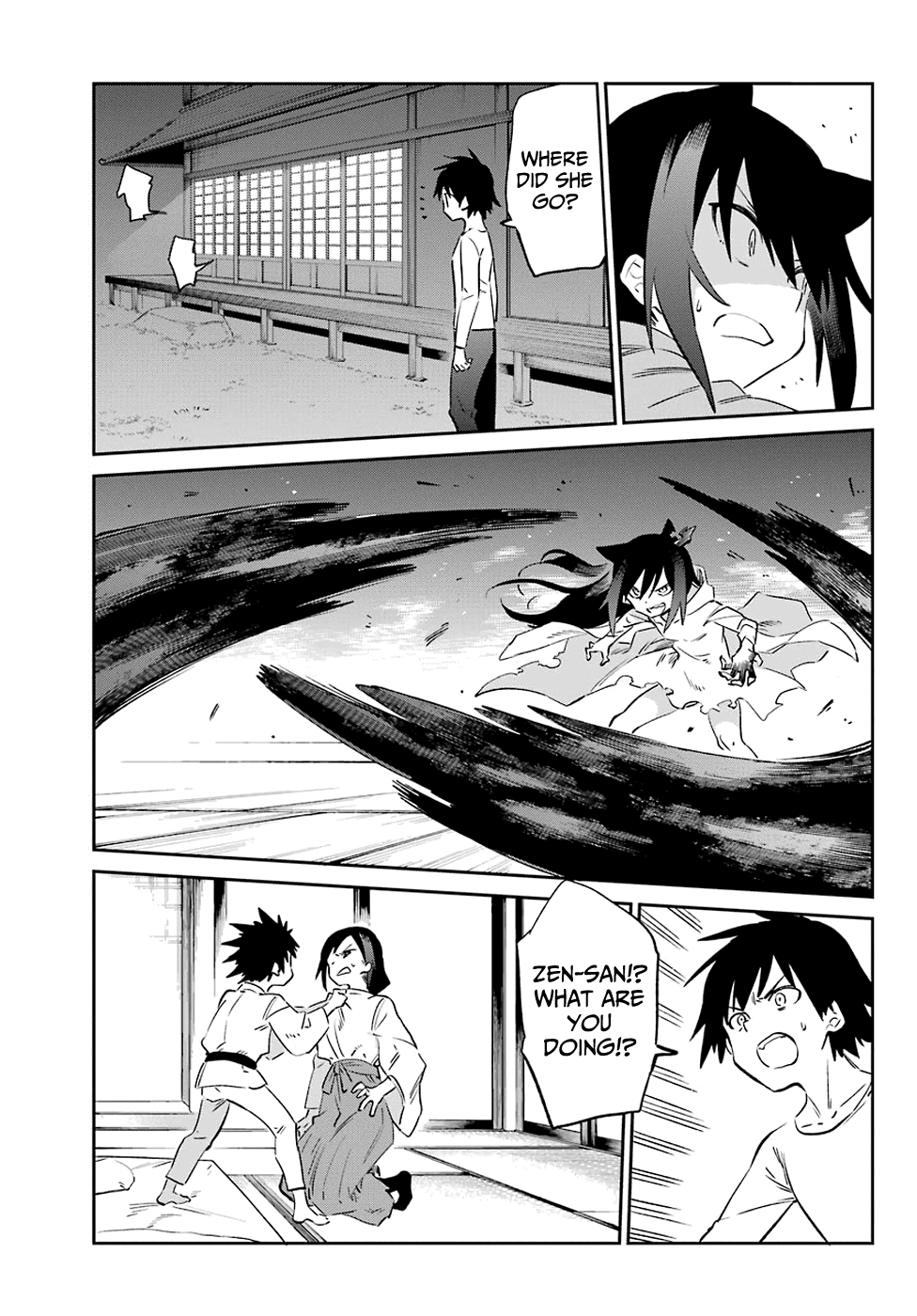 Urami Koi, Koi, Urami Koi. Chapter 54 page 29 - Chapter 54: Battle of the Cats