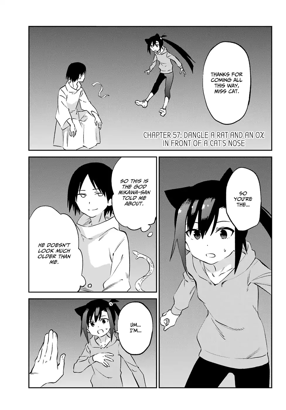 Urami Koi, Koi, Urami Koi. Chapter 57 page 1 - Chapter 57: Dangle a Rat and an Ox In Front Of a Cat's Nose