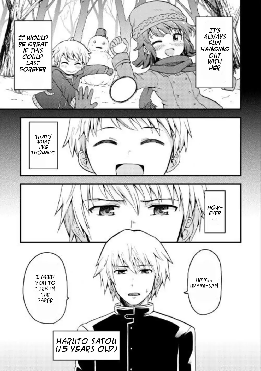 Urami-san wa Kyou mo Ayaui Chapter 1 page 3 - Chapter 1: If I Met My Childhood Friend Again