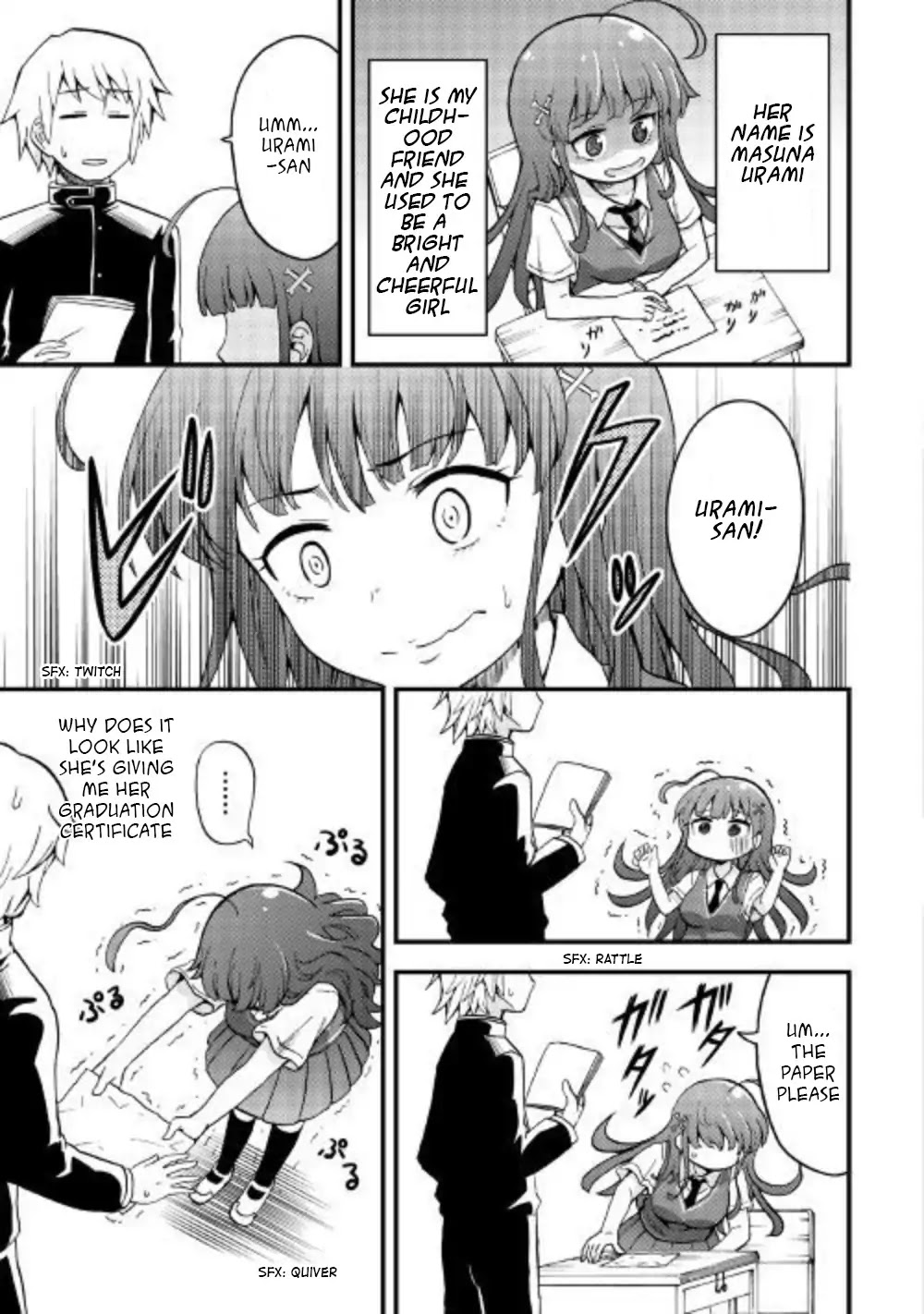 Urami-san wa Kyou mo Ayaui Chapter 1 page 5 - Chapter 1: If I Met My Childhood Friend Again