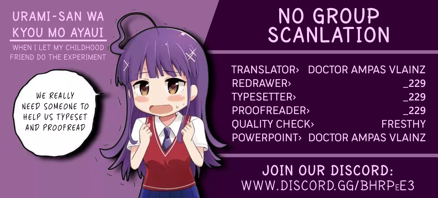 Urami-san wa Kyou mo Ayaui Chapter 4 page 21 - Chapter 4: When I let my childhood friend do the experiment