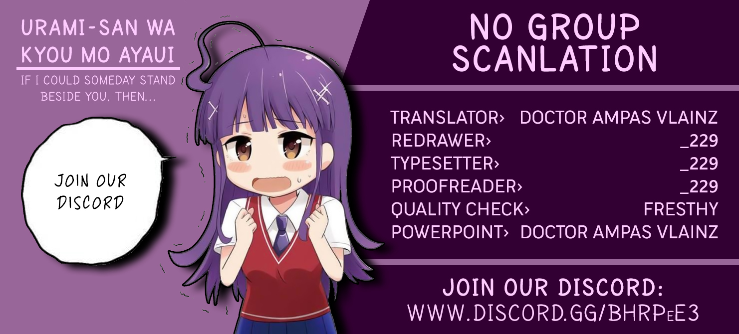 Urami-san wa Kyou mo Ayaui Chapter 5 page 29 - Chapter 5: If I could someday stand beside you, then...
