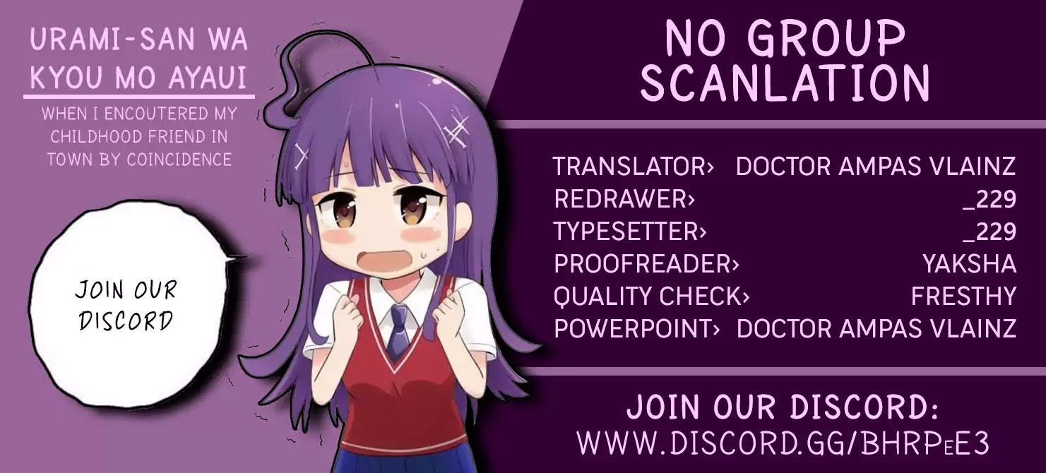 Urami-san wa Kyou mo Ayaui Chapter 6 page 21 - Chapter 6: When I encountered my childhood friend in town by coincid...