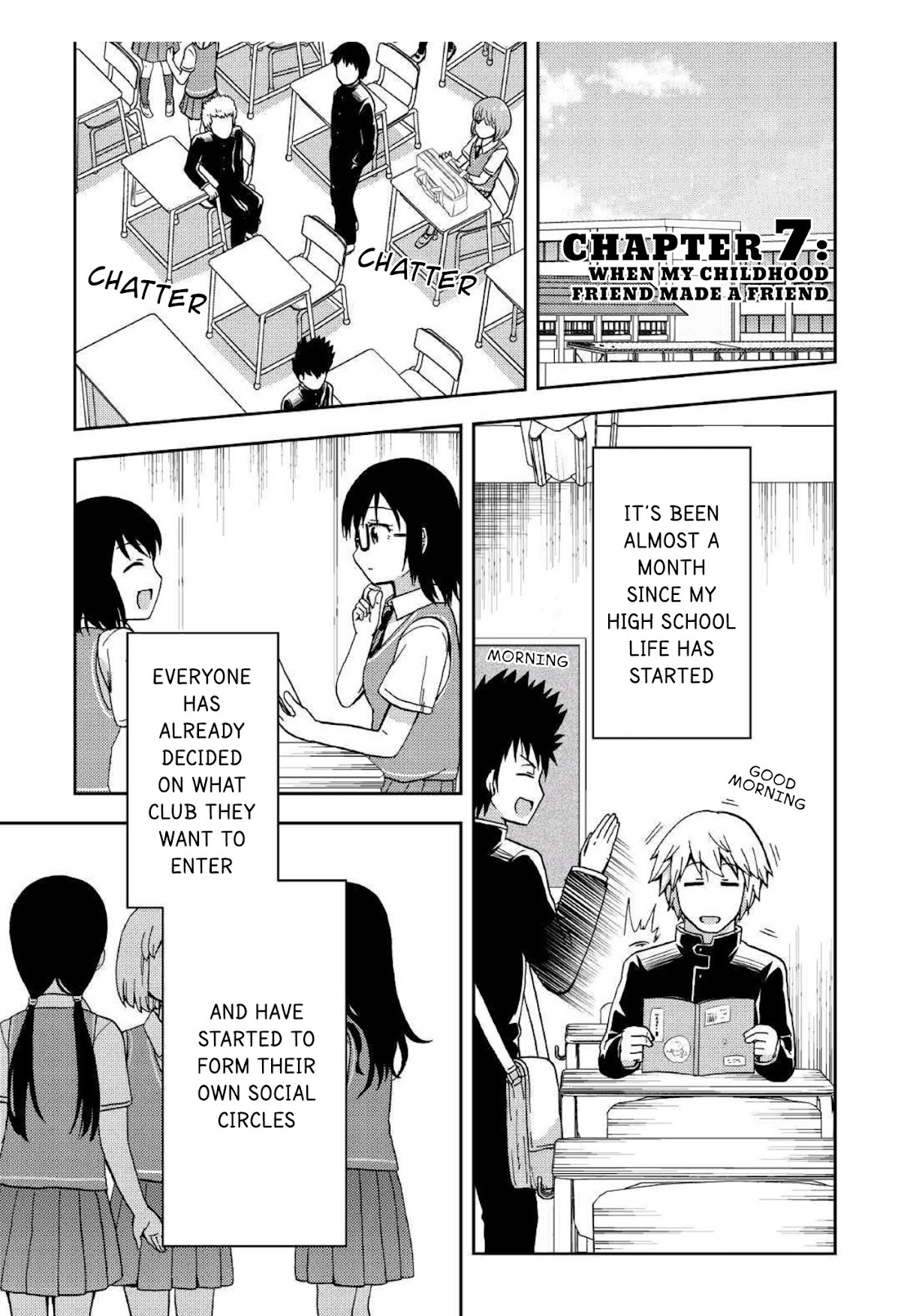 Urami-san wa Kyou mo Ayaui Chapter 7 page 1 - Chapter 7: When my Childhood Friend made a Friend