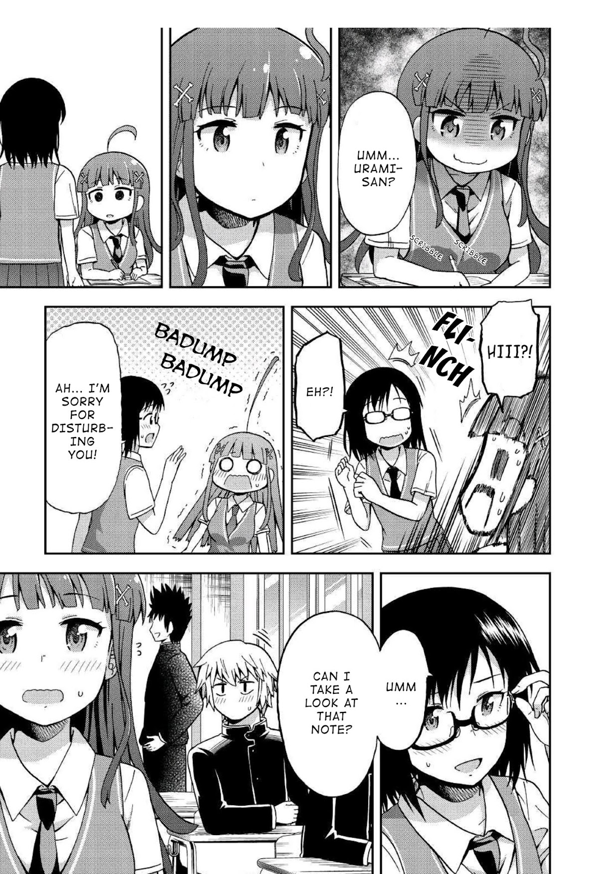 Urami-san wa Kyou mo Ayaui Chapter 7 page 13 - Chapter 7: When my Childhood Friend made a Friend