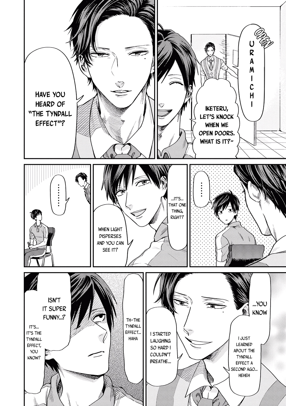 Uramichi Oniisan Chapter 3 page 8 - Chapter 3: The Tyndall Effect