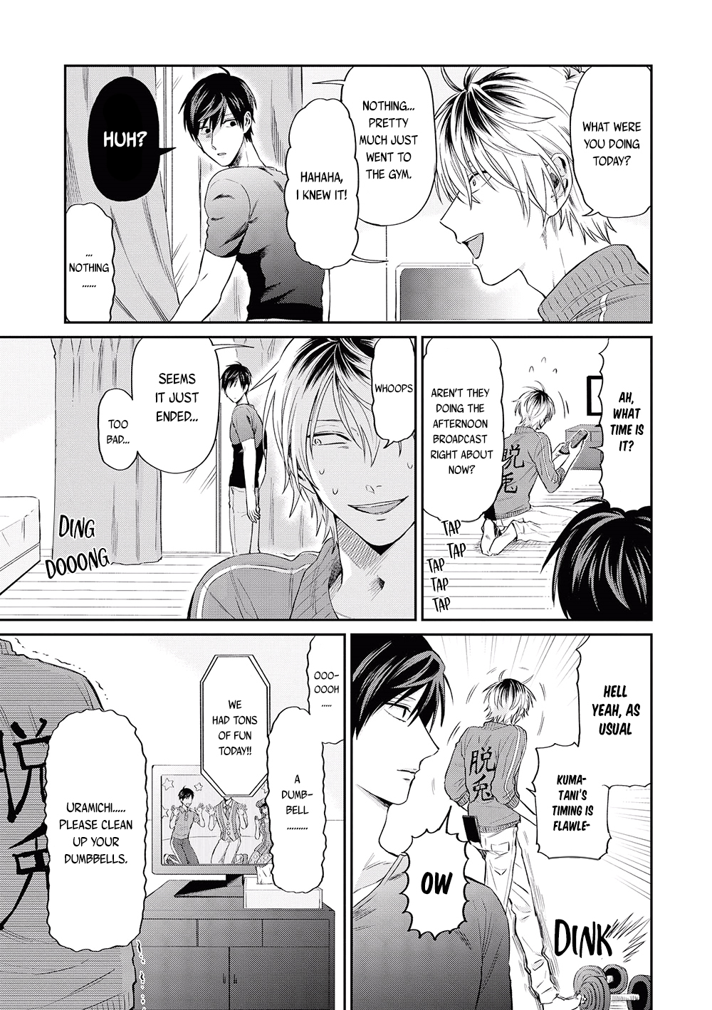 Uramichi Oniisan Chapter 9 page 11 - Chapter 9: Dumbbells Roaming Free