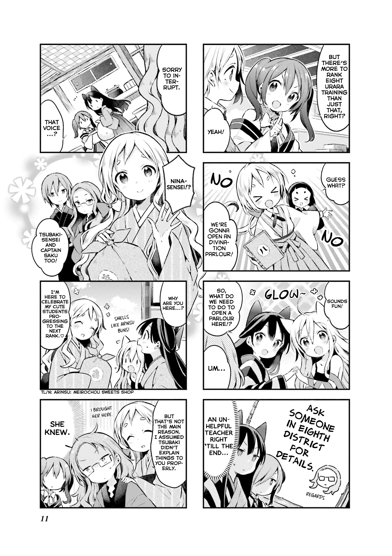 Urara Meirochou Chapter 45 page 13 - Chapter 45