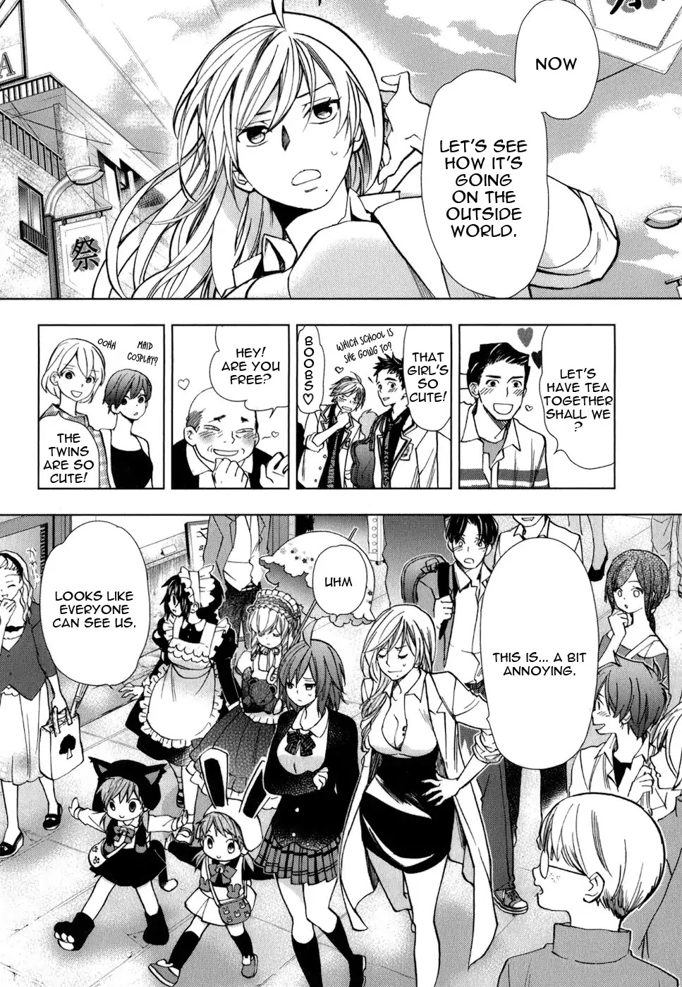 Urasai Chapter 20 page 21 - Chapter 20: The similarity of the world that's seen from Fluorite lenses