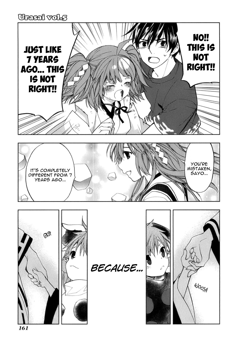 Urasai Chapter 34 page 10 - Chapter 34: Hot Pursuit ~Summer Galaxy's Emergency Stairs~