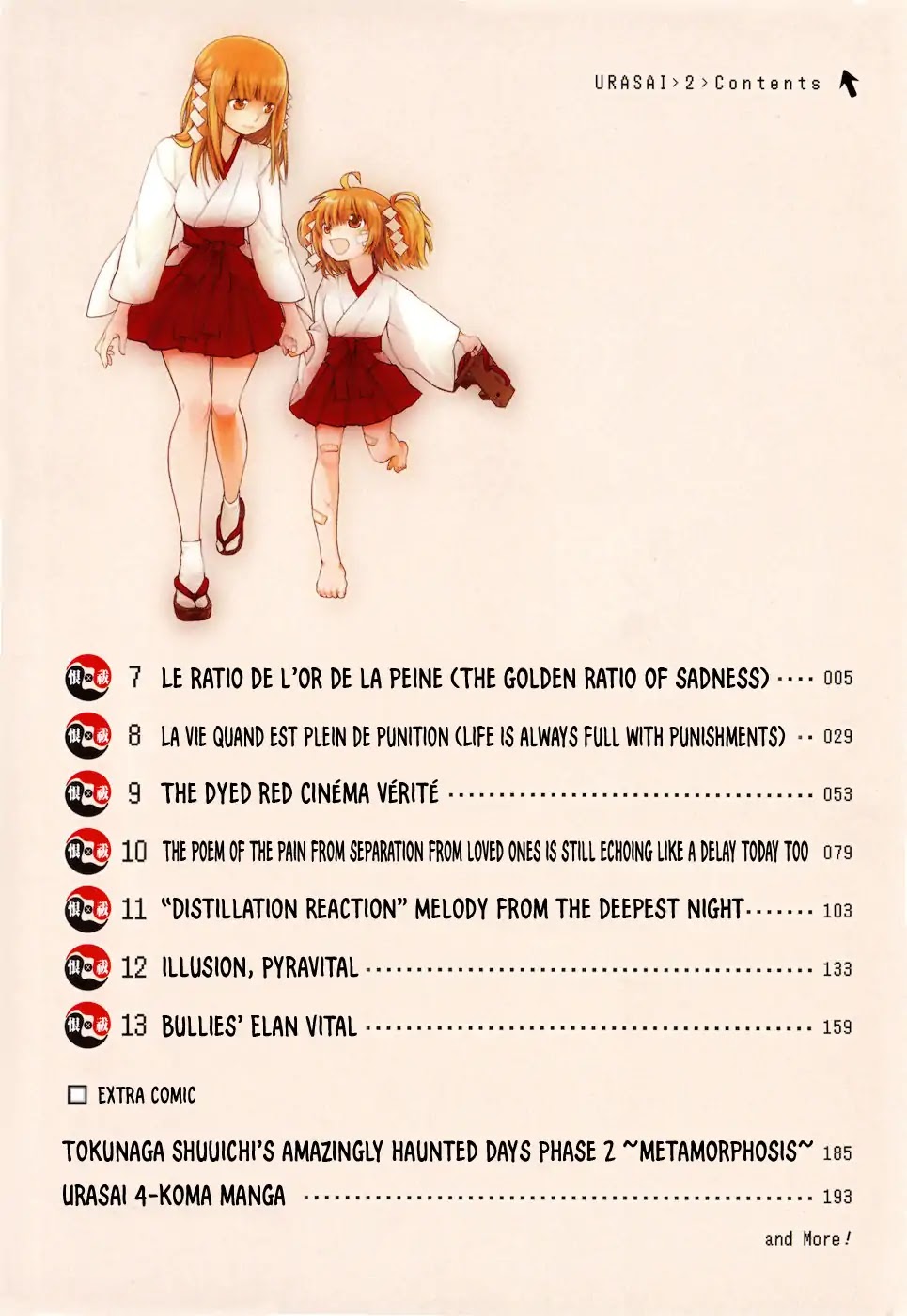 Urasai Chapter 7 page 7 - Chapter 7: Le ratio de l’or de la peine (The golden ratio of sadness)