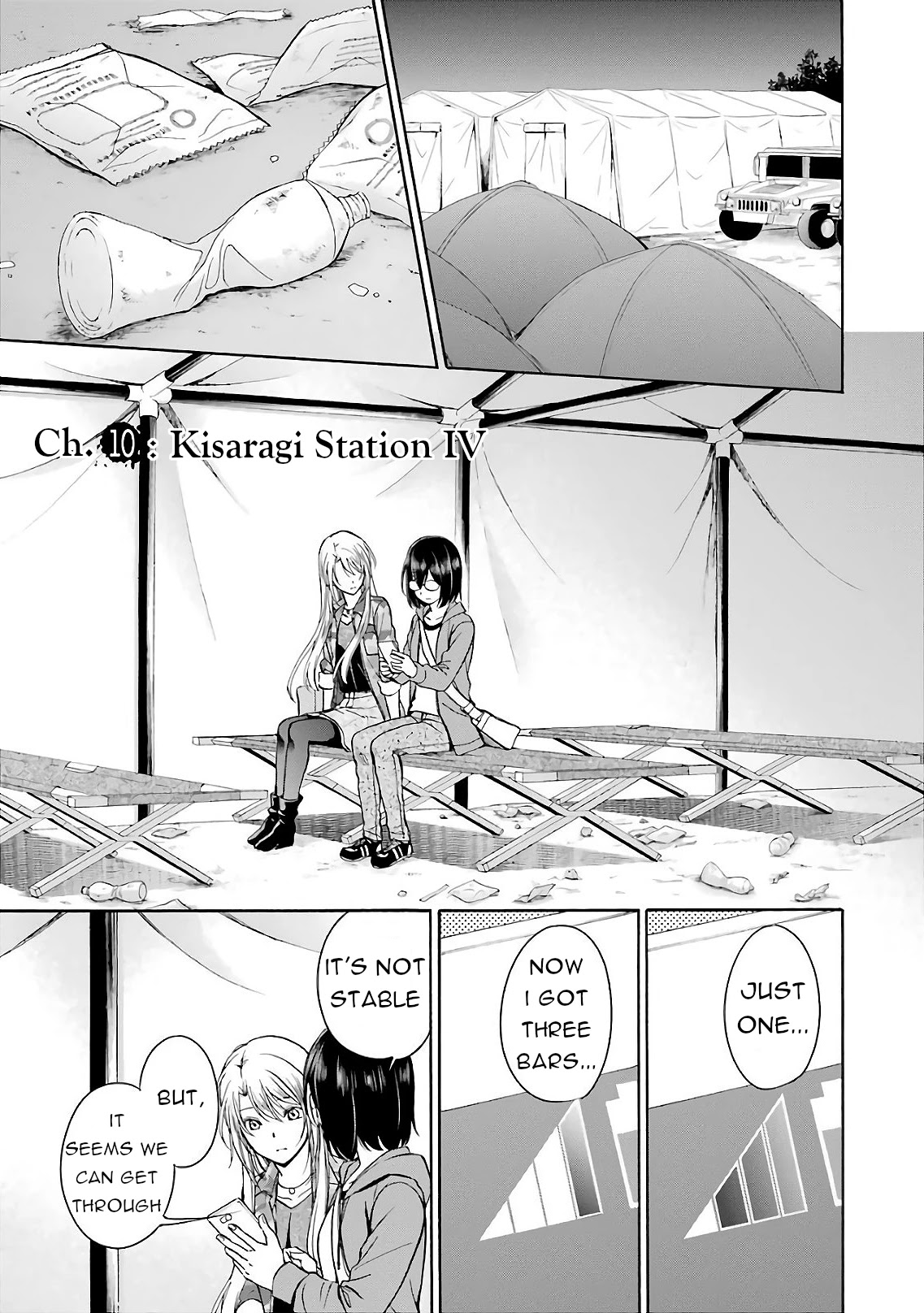Urasekai Picnic Chapter 10 page 1 - Chapter 10: Kisaragi Station IV