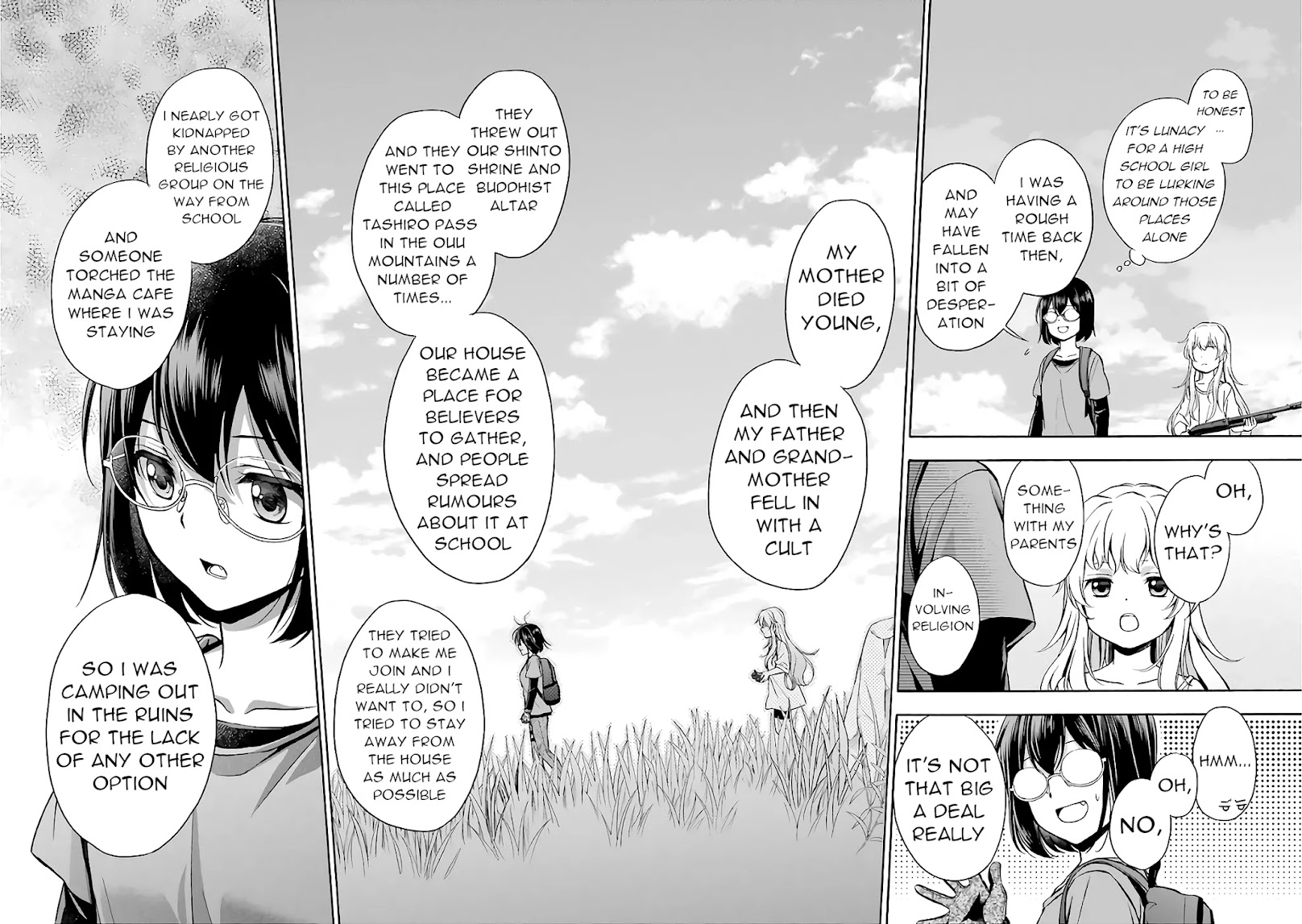 Urasekai Picnic Chapter 19 page 4 - Chapter 19: Time, Space and a Middle-aged Man VI