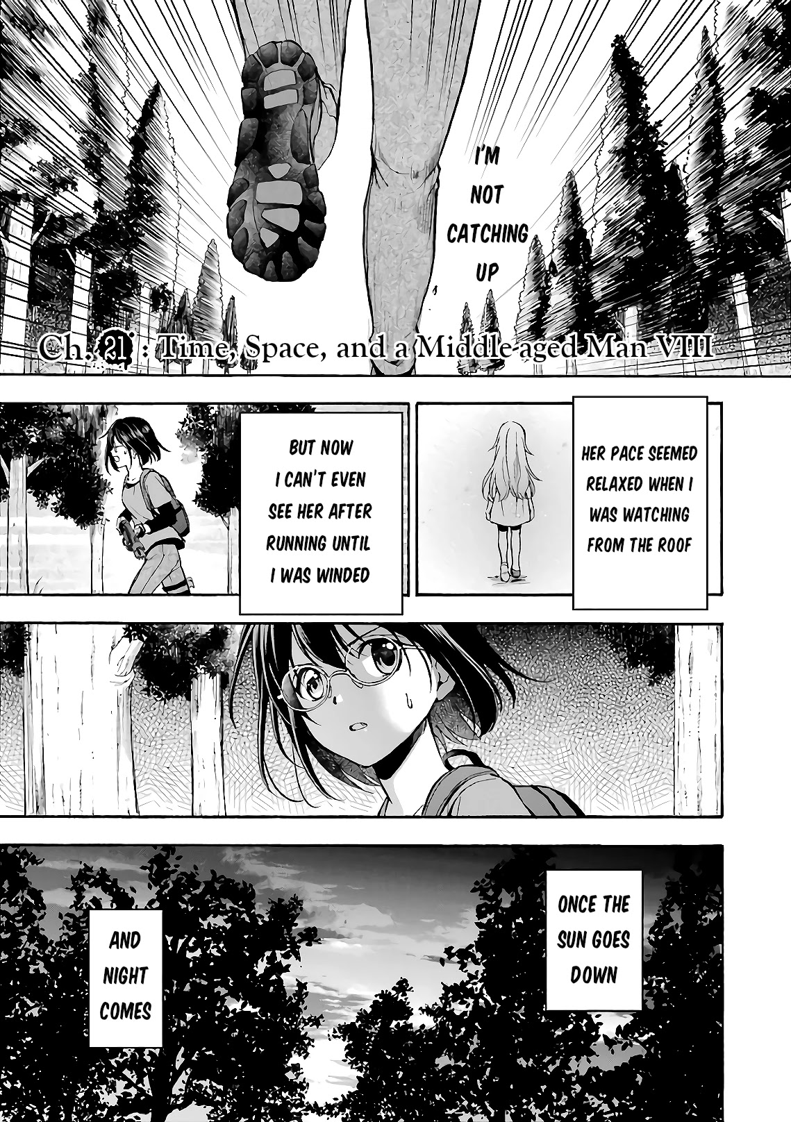 Urasekai Picnic Chapter 21 page 1 - Chapter 21: Time, Space and a Middle-aged Man VIII