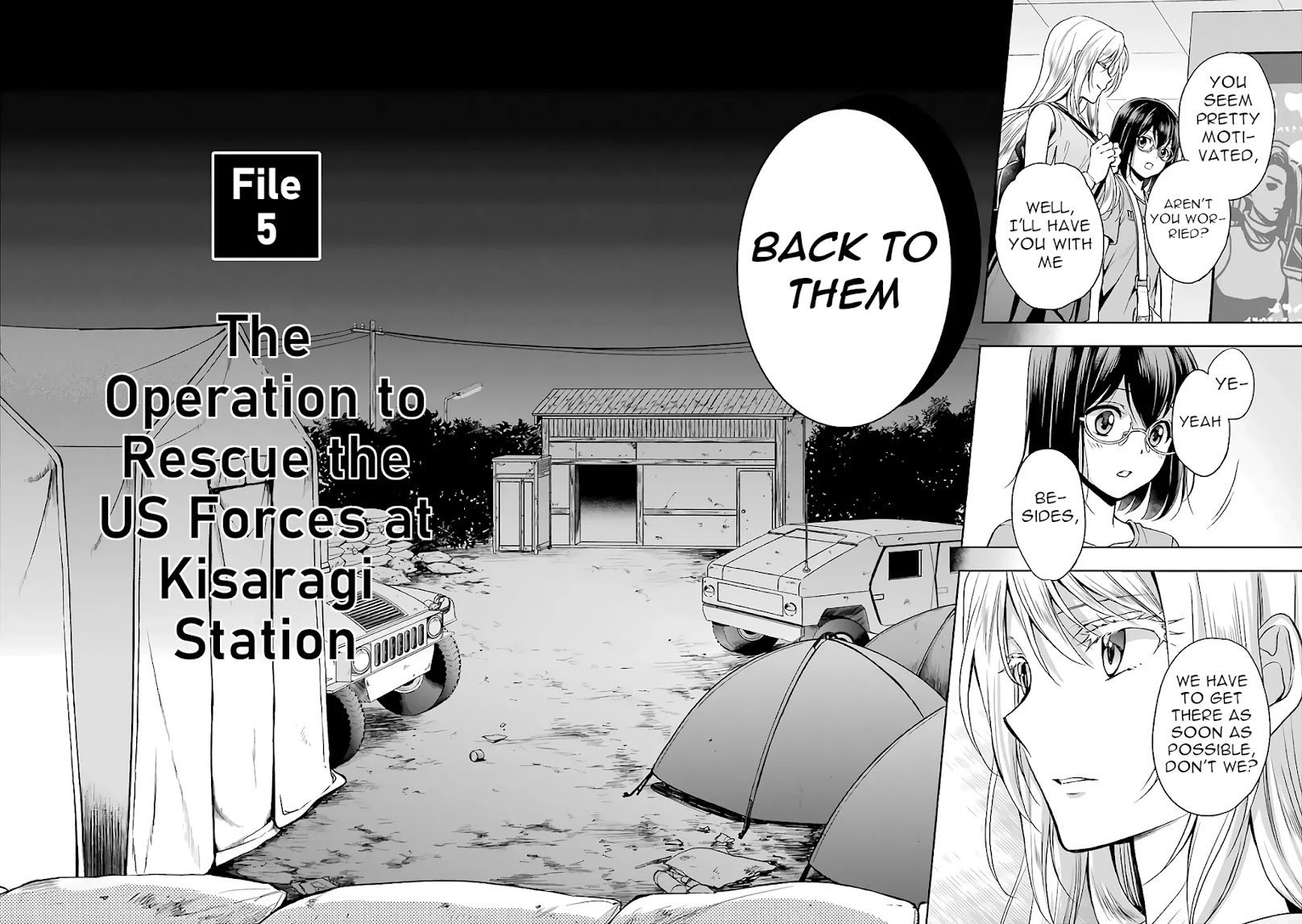 Urasekai Picnic Chapter 24 page 33 - Chapter 24: The Operation to Rescue the US Forces at Kisaragi Station I