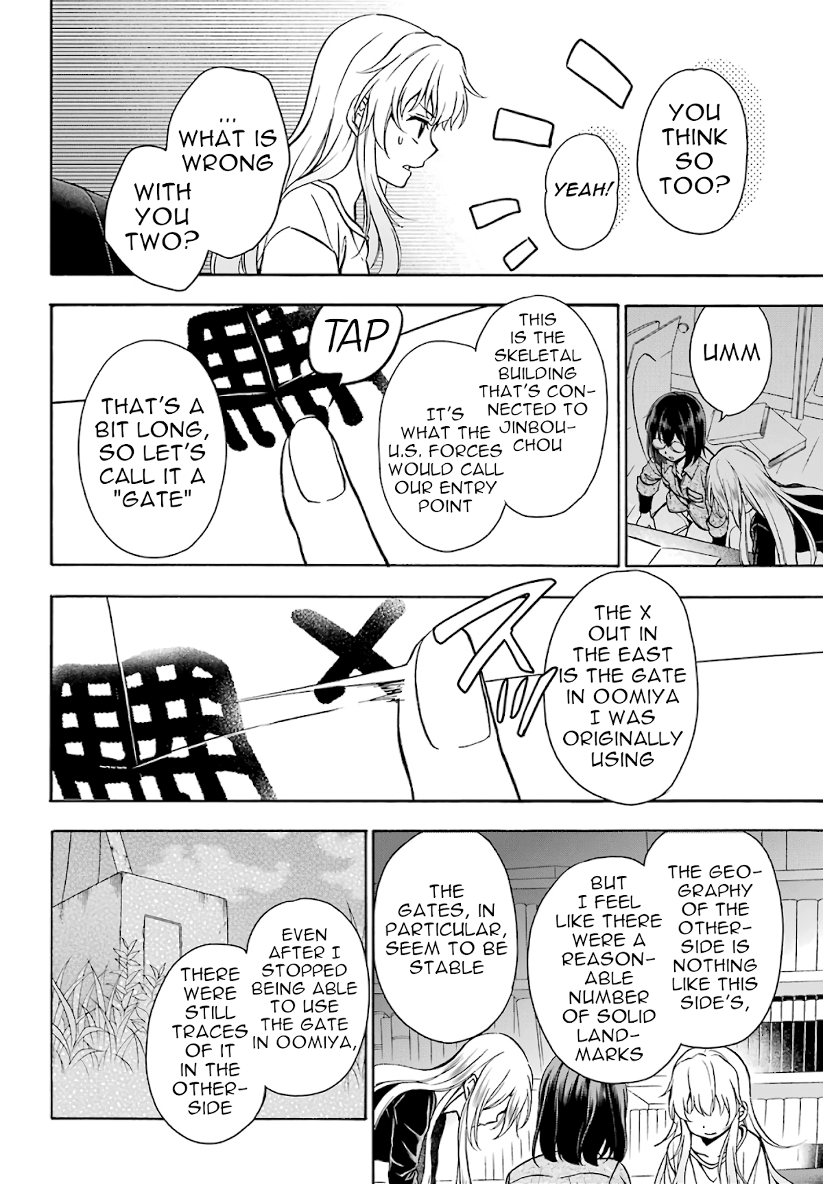 Urasekai Picnic Chapter 25 page 8 - Chapter 25: The Operation to Rescue the US Forces at Kisaragi Station II