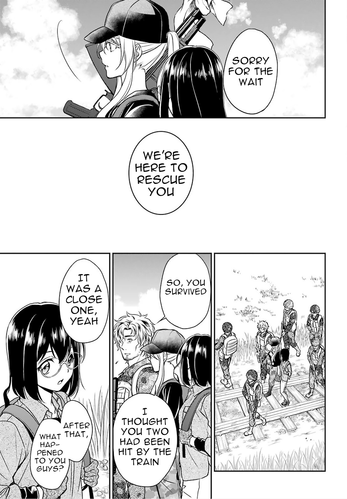 Urasekai Picnic Chapter 26 page 24 - Chapter 26: The Operation to Rescue the US Forces at Kisaragi Station III