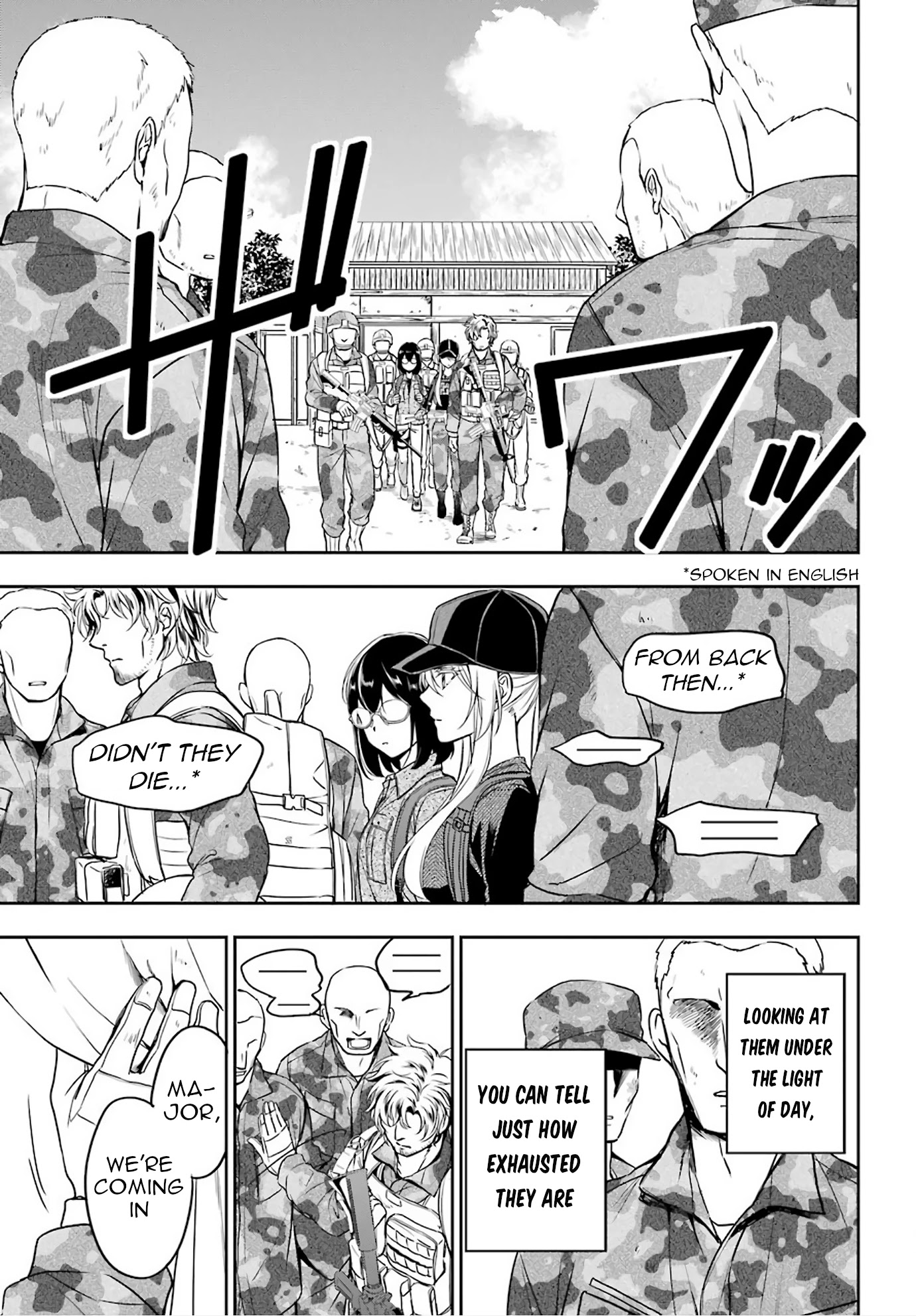Urasekai Picnic Chapter 26 page 32 - Chapter 26: The Operation to Rescue the US Forces at Kisaragi Station III