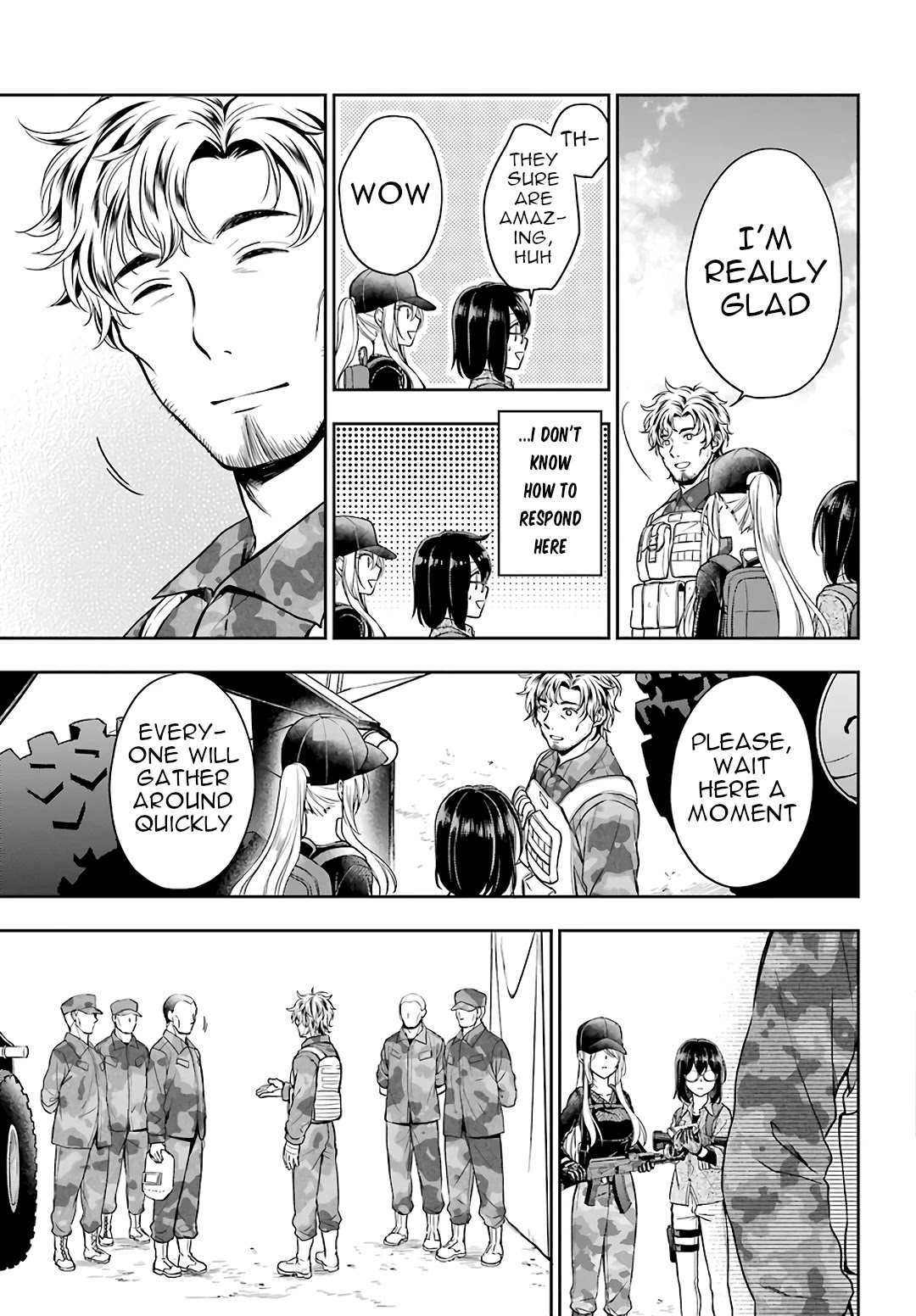 Urasekai Picnic Chapter 27 page 20 - Chapter 27: The Operation to Rescue the US Forces at Kisaragi Station IV