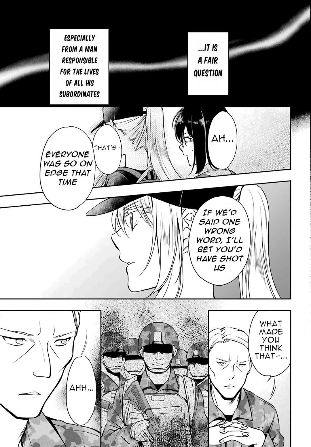 Urasekai Picnic Chapter 27 page 3 - Chapter 27: The Operation to Rescue the US Forces at Kisaragi Station IV