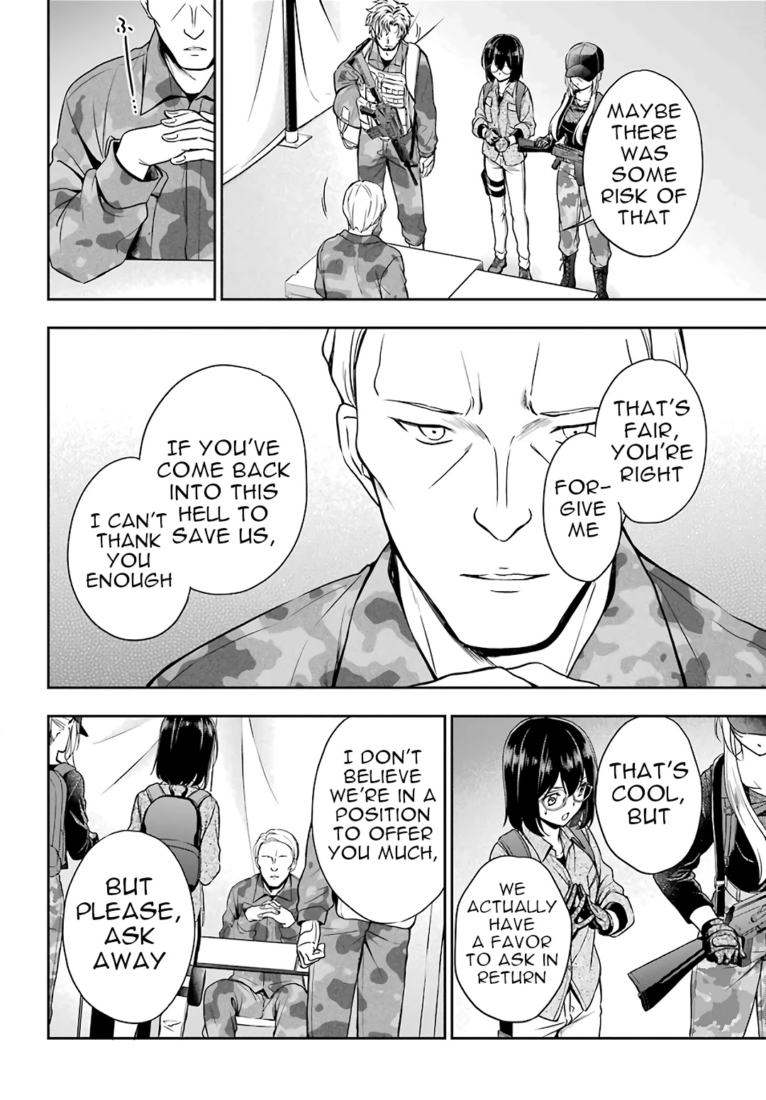 Urasekai Picnic Chapter 27 page 4 - Chapter 27: The Operation to Rescue the US Forces at Kisaragi Station IV