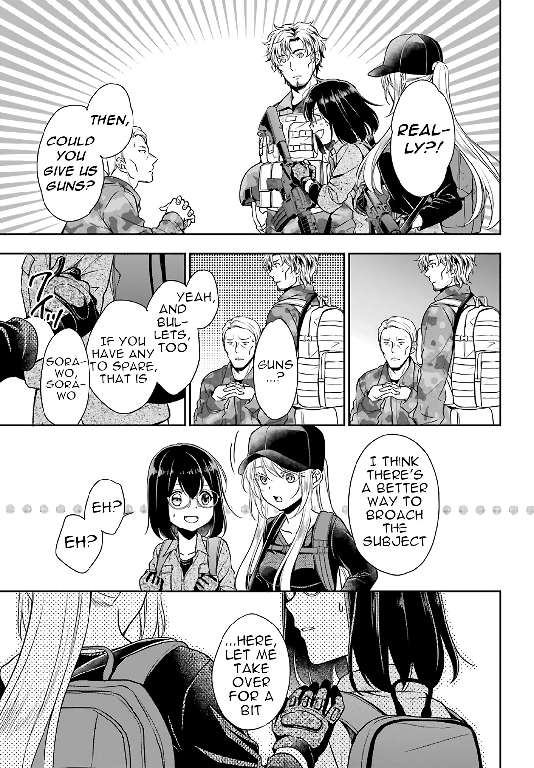 Urasekai Picnic Chapter 27 page 5 - Chapter 27: The Operation to Rescue the US Forces at Kisaragi Station IV