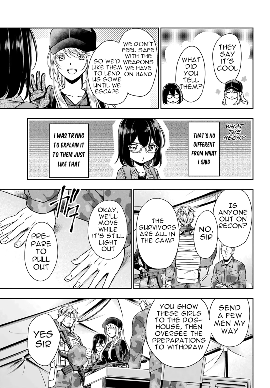 Urasekai Picnic Chapter 27 page 7 - Chapter 27: The Operation to Rescue the US Forces at Kisaragi Station IV