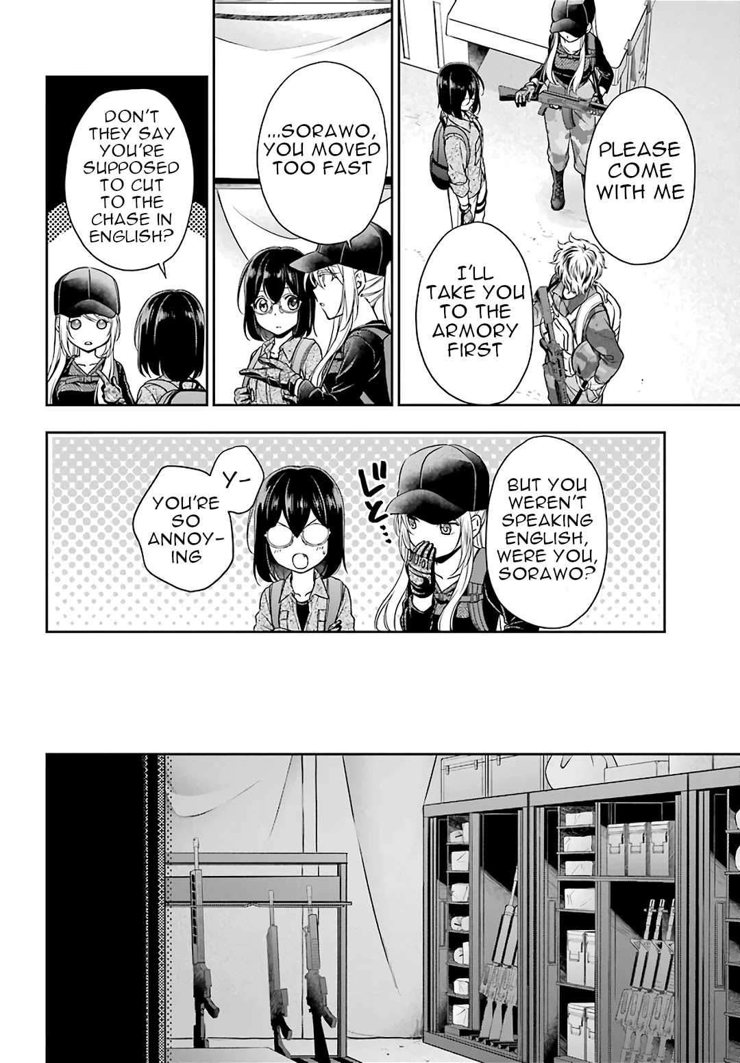 Urasekai Picnic Chapter 27 page 8 - Chapter 27: The Operation to Rescue the US Forces at Kisaragi Station IV