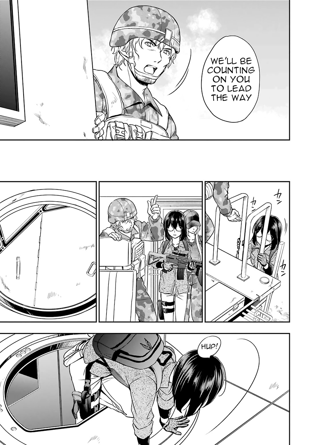 Urasekai Picnic Chapter 28 page 11 - Chapter 28: The Operation to Rescue the US Forces at Kisaragi Station V