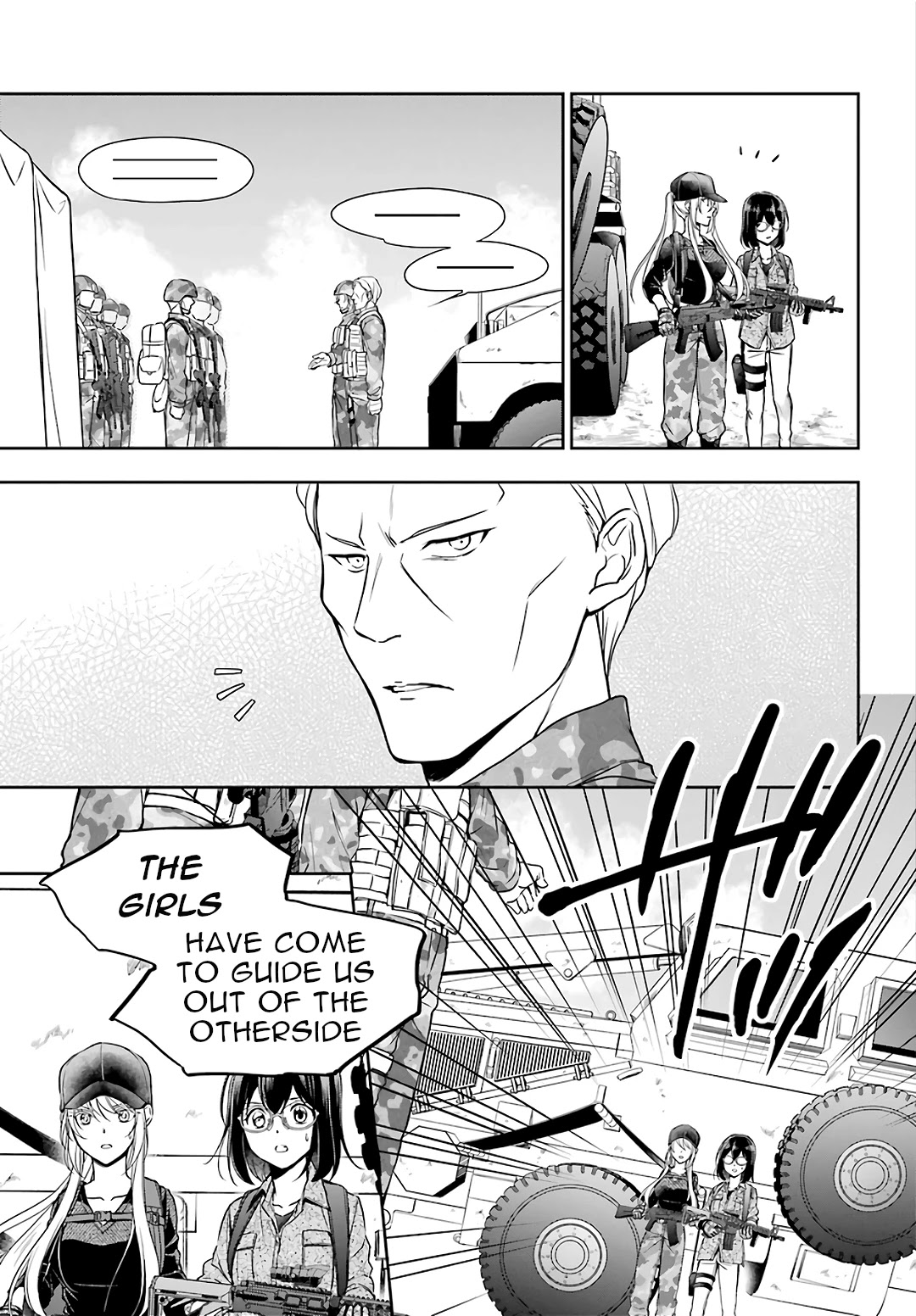 Urasekai Picnic Chapter 28 page 7 - Chapter 28: The Operation to Rescue the US Forces at Kisaragi Station V