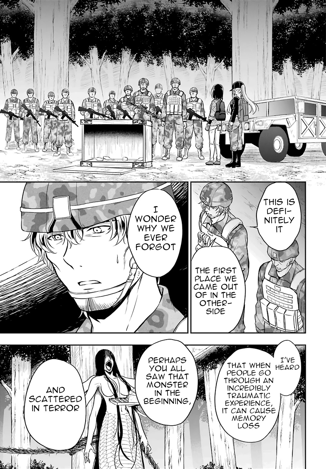Urasekai Picnic Chapter 31 page 12 - Chapter 31: The Operation to Rescue the US Forces at Kisaragi Station VIII